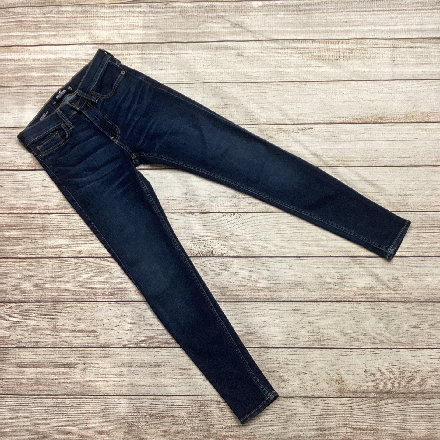 Hollister Blue Super Skinny Stretch Jeans W26 L30