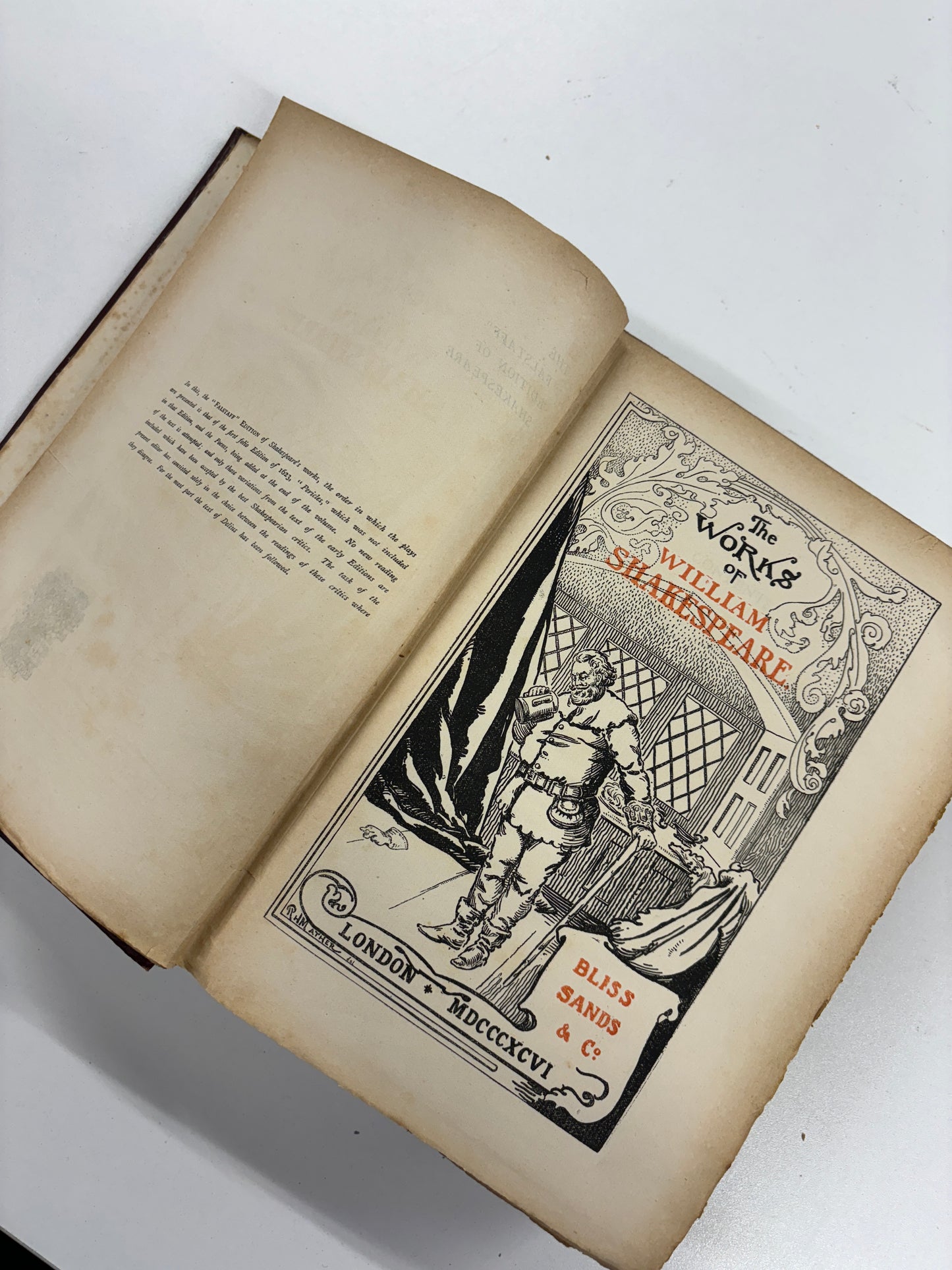 The Complete Works of William Shakespeare: Being Falstaff Edition, William Shakespeare, Bliss, Sands and Co, 1896