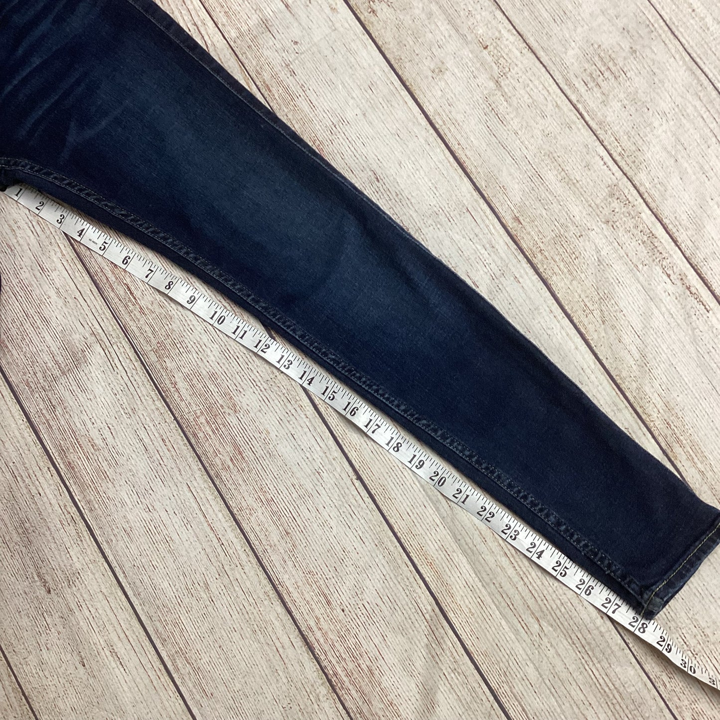 Hollister Blue Super Skinny Stretch Jeans W26 L30