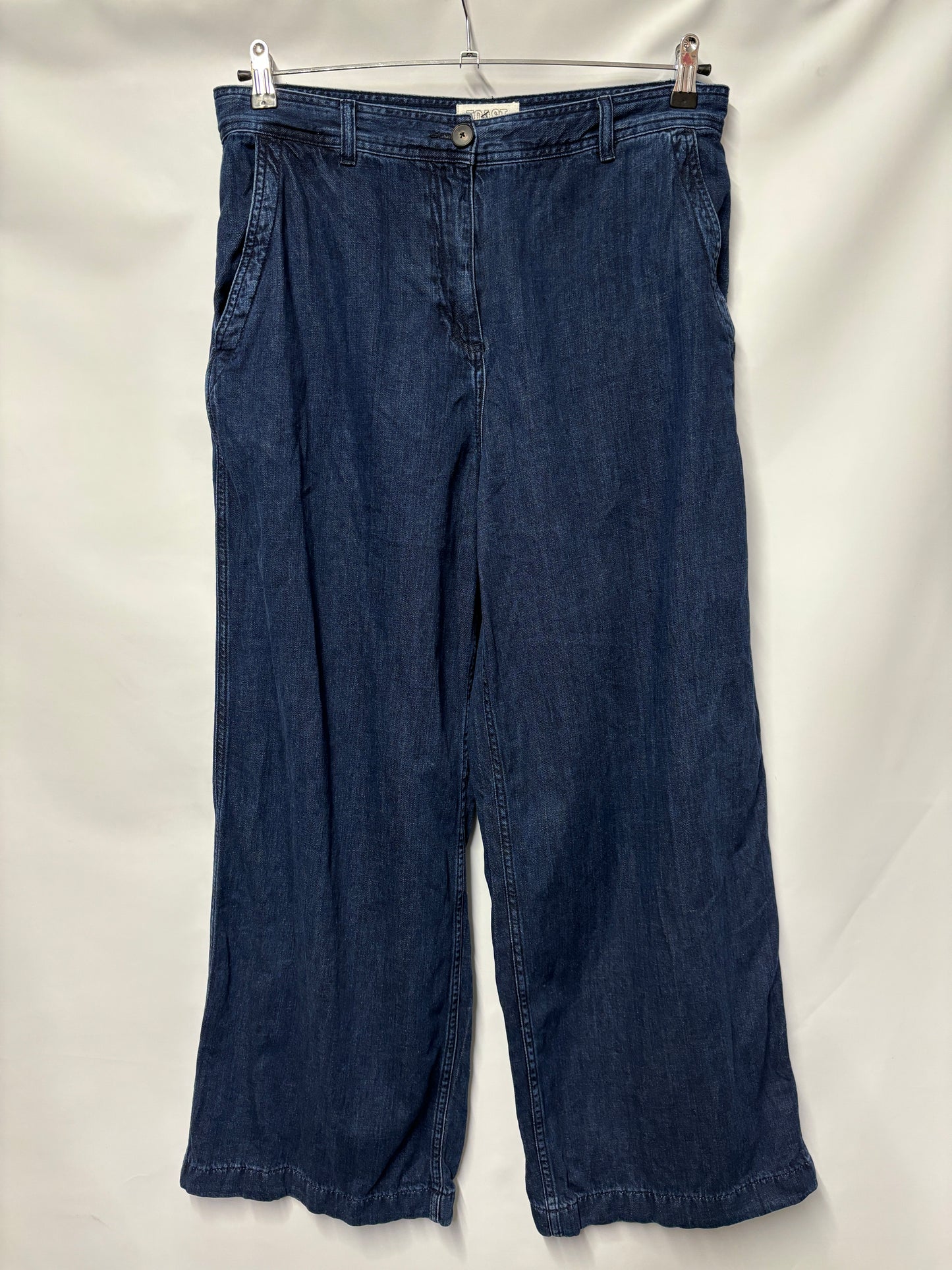 Toast Indigo Wide Leg Jeans UK14