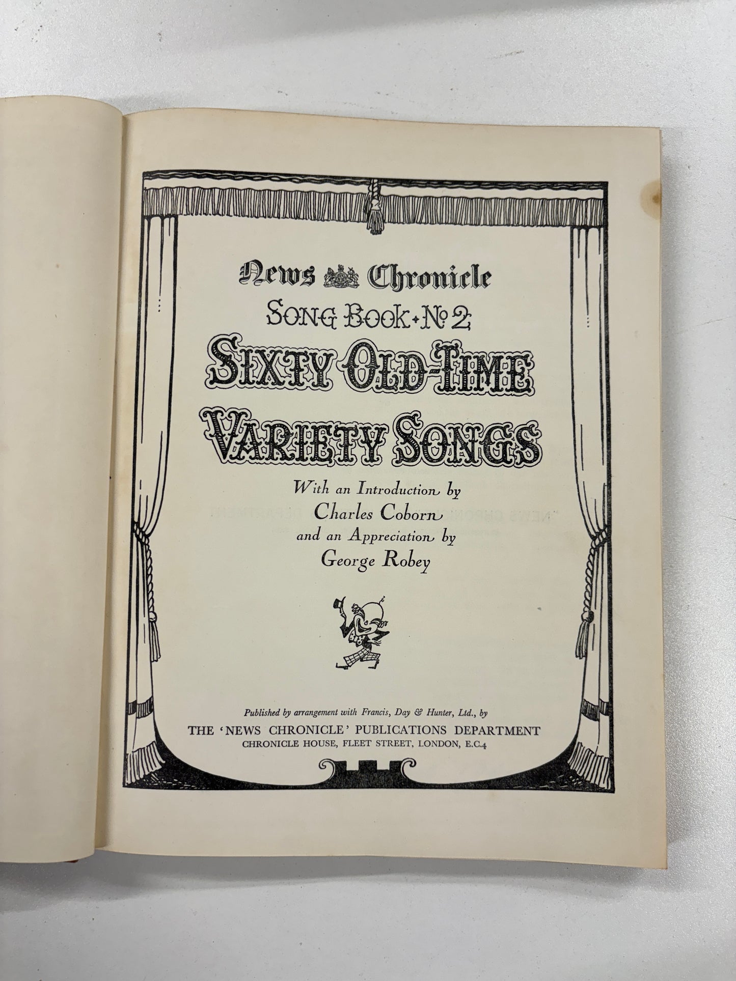 Sixty Old-time Variety Songs, Song Book No2, News Chronicle, 1938