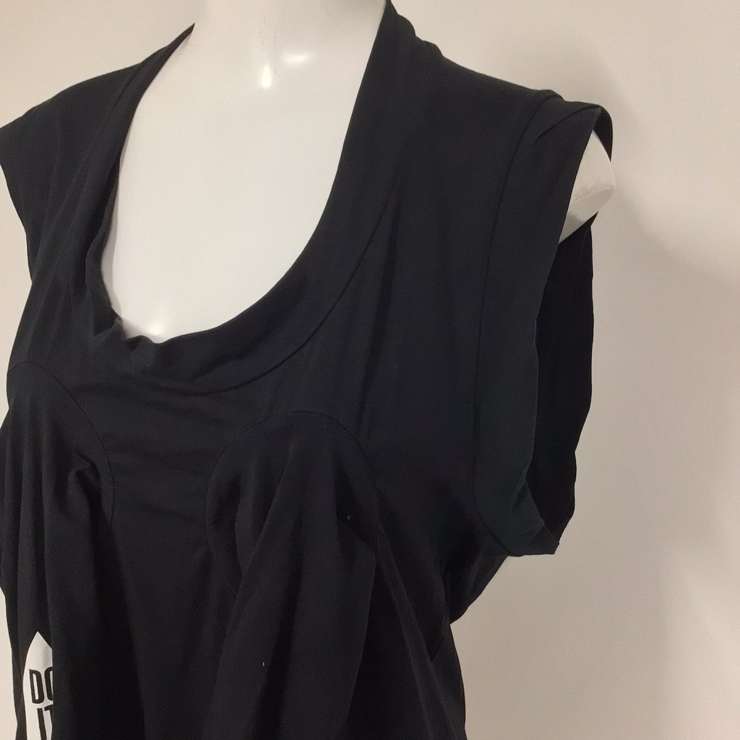 Vivienne Westwood Worlds End Black 'Do It Yourself' Drape Vest Size M/L