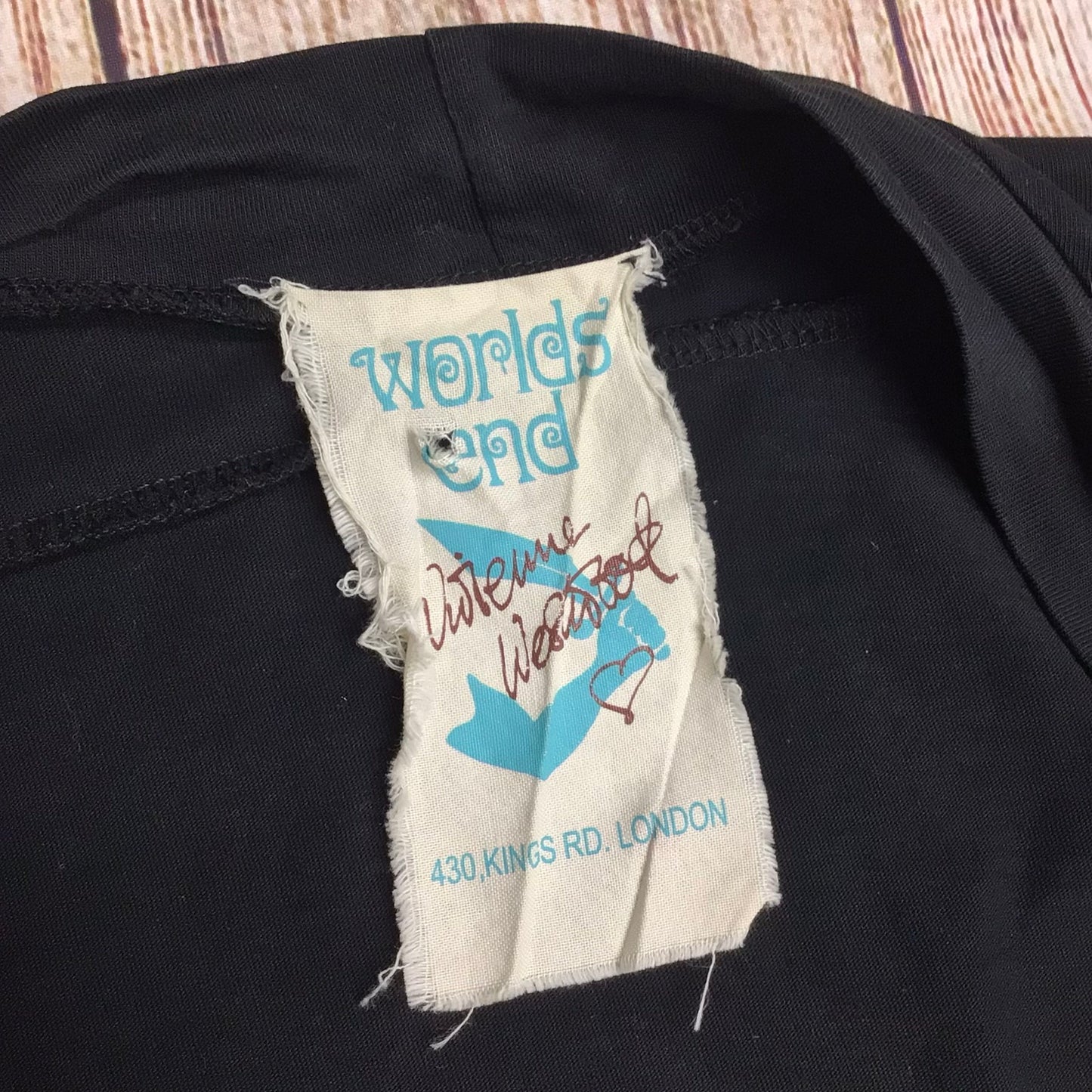 Vivienne Westwood Worlds End Black 'Do It Yourself' Drape Vest Size M/L