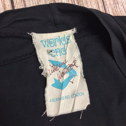 Vivienne Westwood Worlds End Black 'Do It Yourself' Drape Vest Size M/L