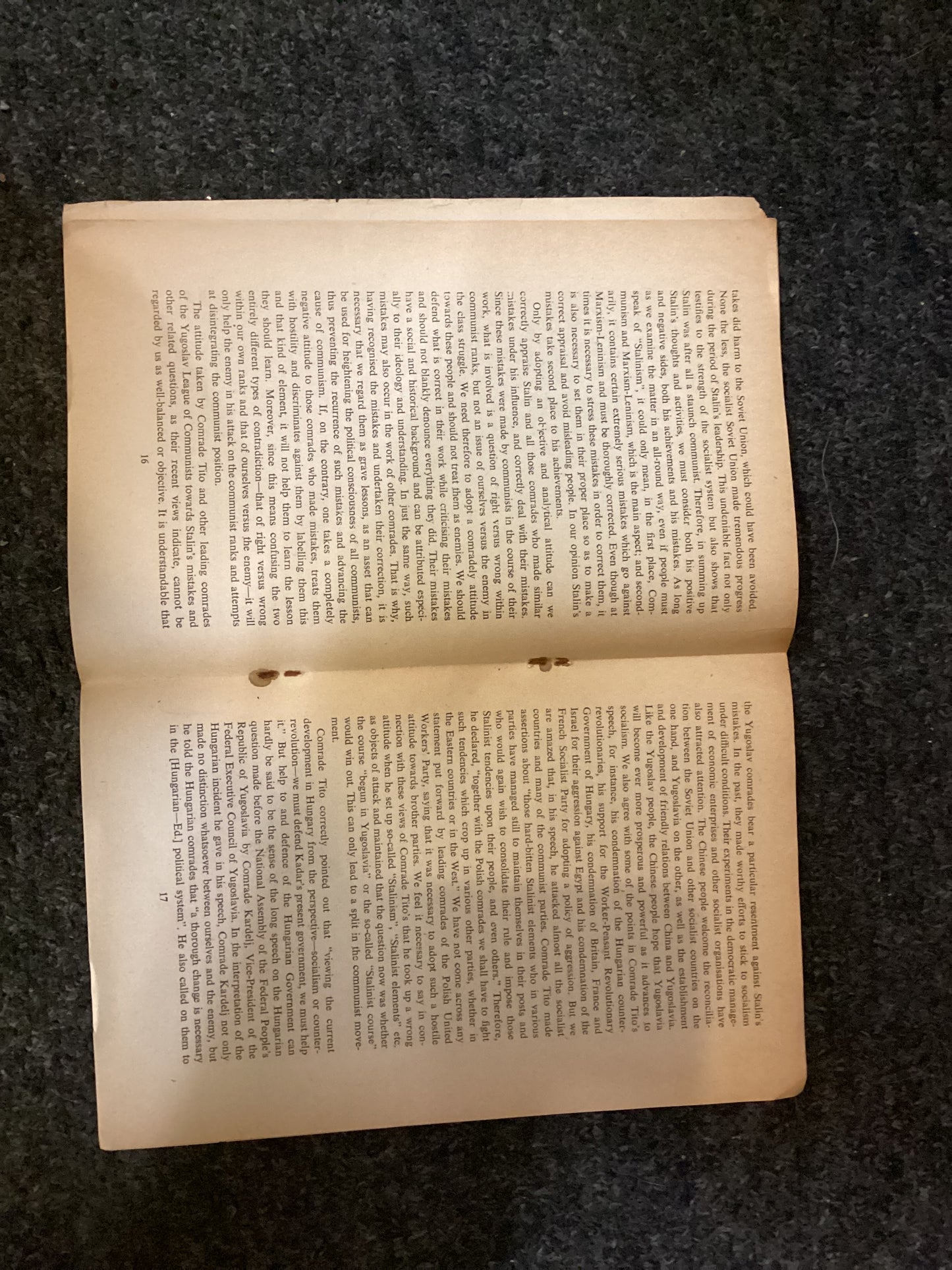 "More on the Historical Experience of Proletarian Dictatorship", The Communist Party 1956