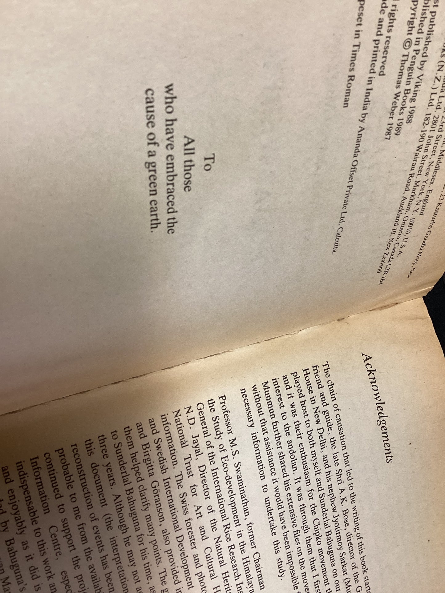 Hugging the Trees by Thomas Weber - 1989 Edition, Rare & Collectible