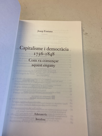Capitalisme I Democracia 1756-1848 Josep Fontana Edicious 62