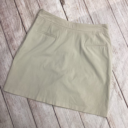 Fairway & Greene Cream Cotton Skorts W/ Pockets Size 8