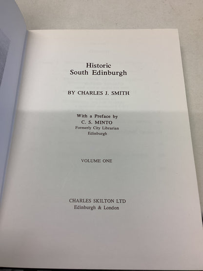 Historic South Edinburgh Vols 1 -4 Charles J Smith