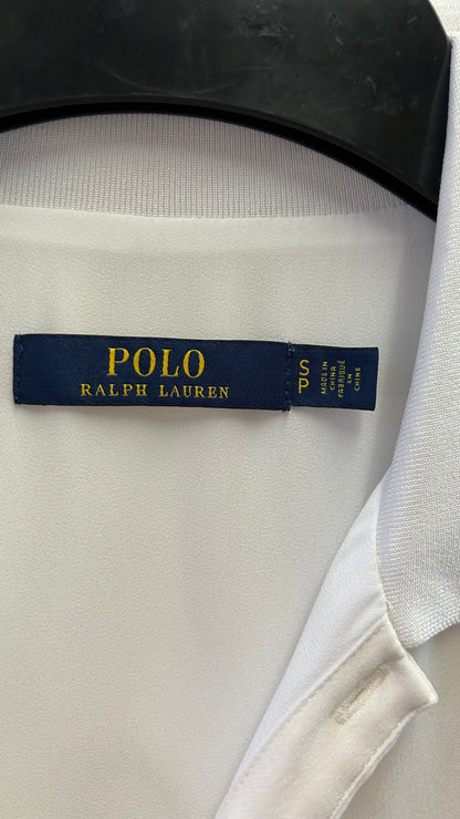 Ralph Lauren Wms Polo Top, Small (10) White