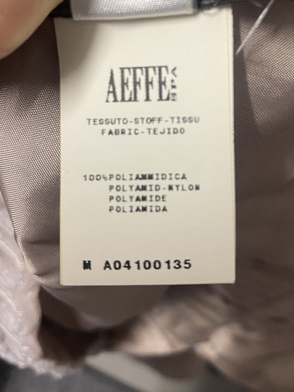 Alberta Ferretti Taupe Pink Structured Dress Size 10
