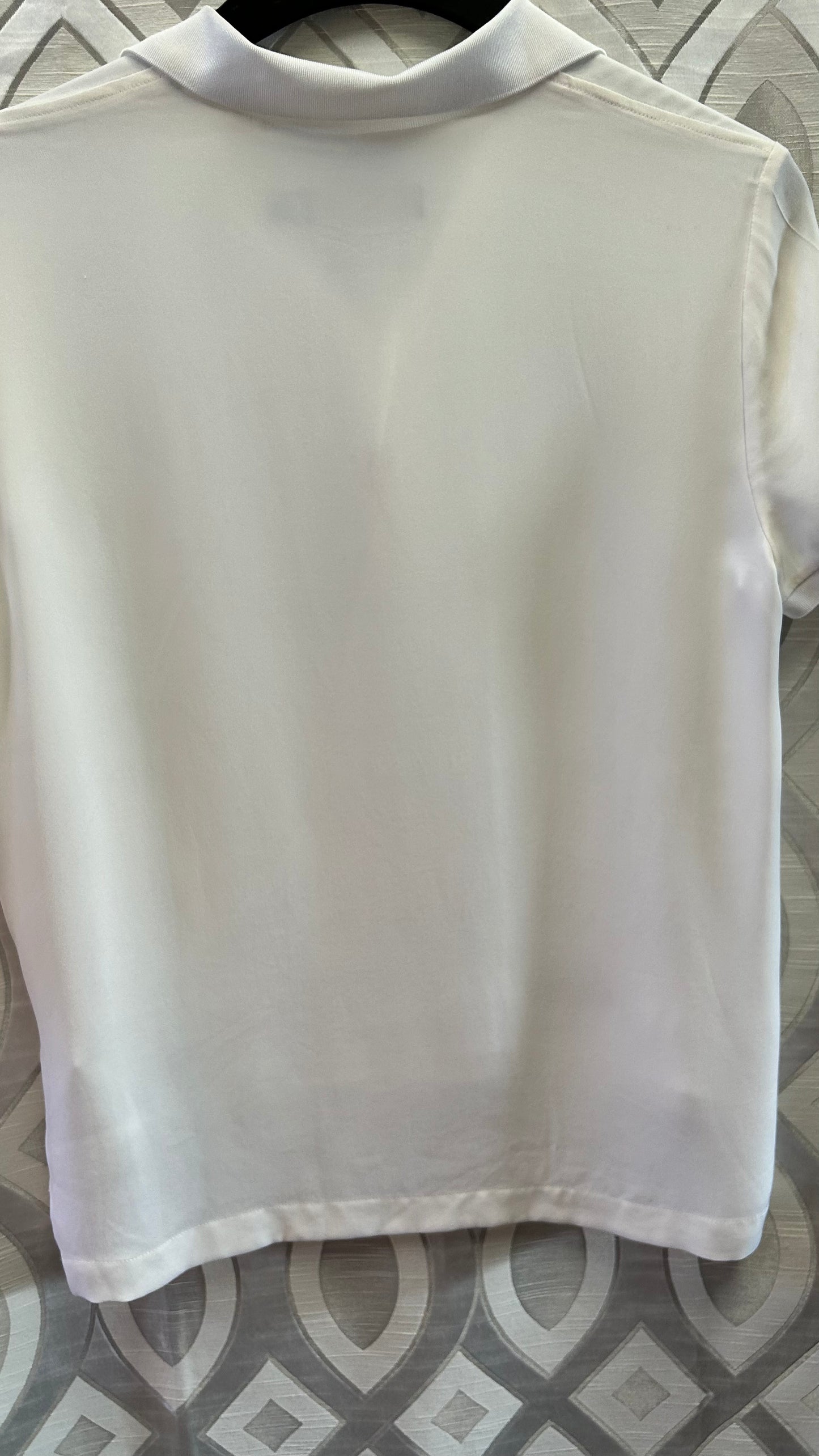 Ralph Lauren Wms Polo Top, Small (10) White