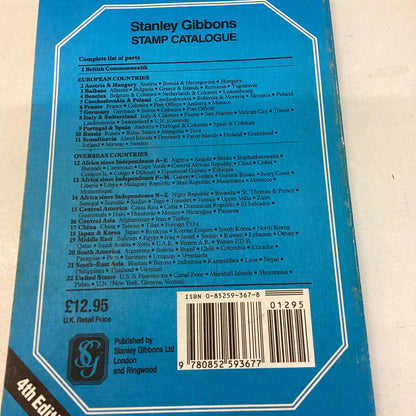Stanley Gibbons Stamp collection Part 22 1993 United States 4th Edition