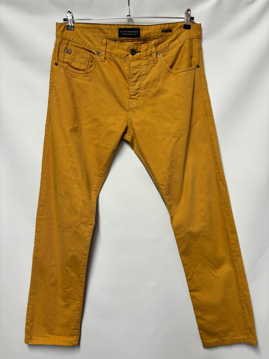 Scotch & Soda Orange Denim Jeans W36