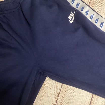 Nike Blue Cotton Hoody Jogger Set Size L