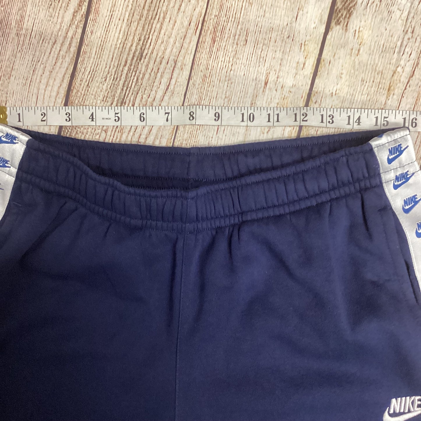 Nike Blue Cotton Hoody Jogger Set Size L