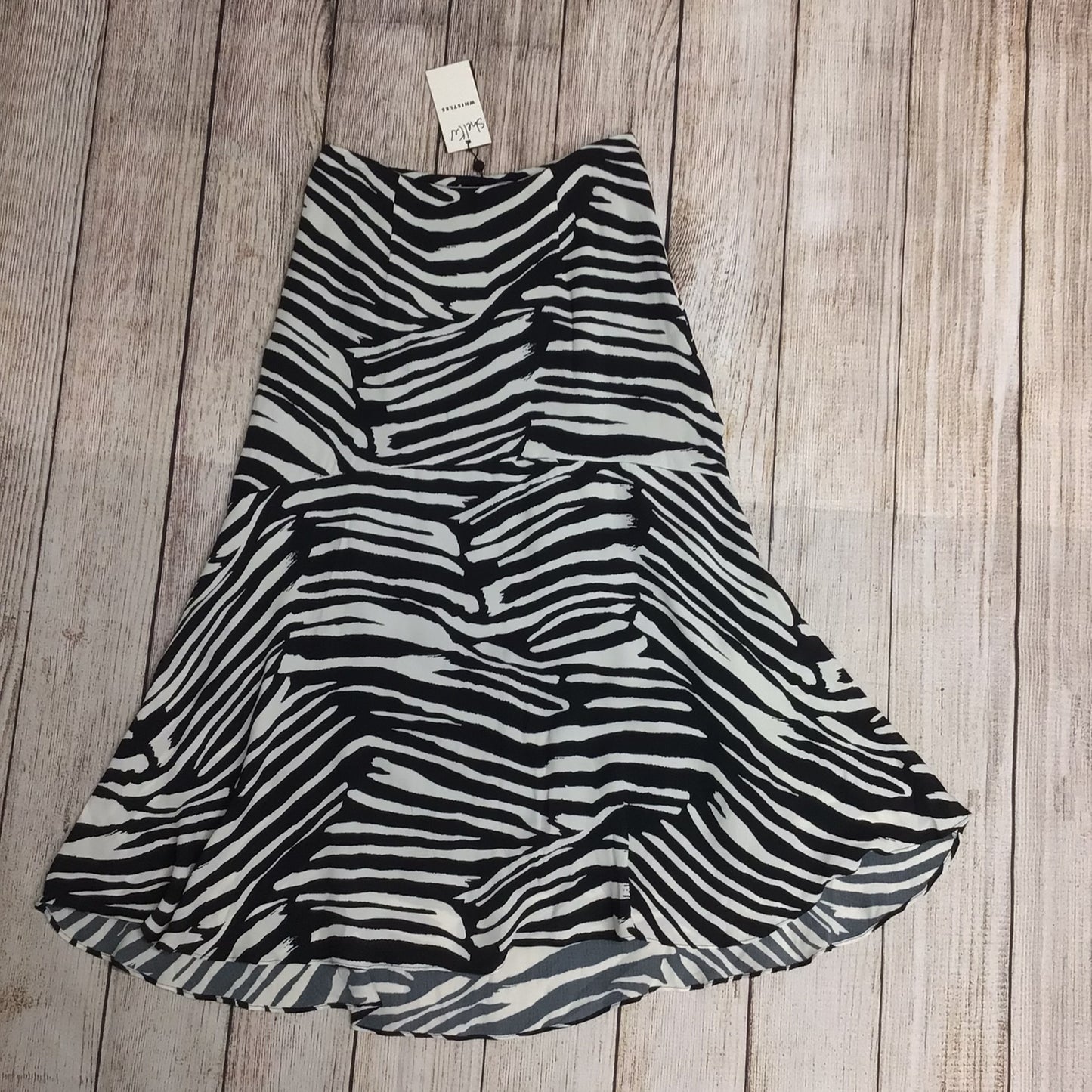 BNWT Whistles Black & White Zebra Print RRP £119 Size 6