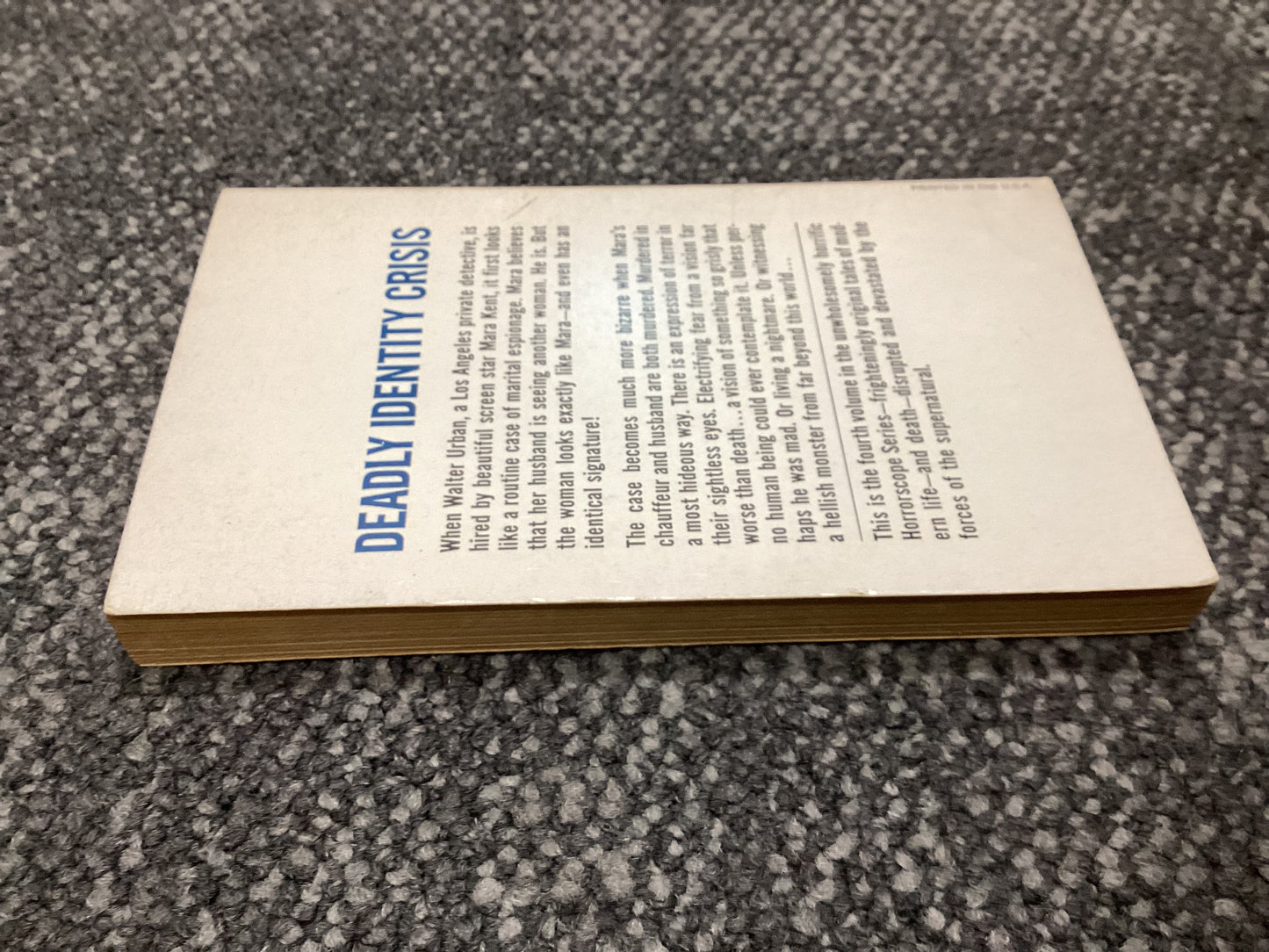 Horrorscope 4 - Gemini Smile, Gemini Kill - Robert Lory