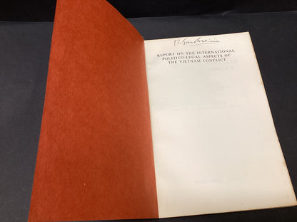 Report on the International Politico-Legal Aspects of the Vietnam Conflict by William Warbey