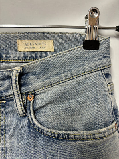 All Saints Light Blue Cotton Jeans W26