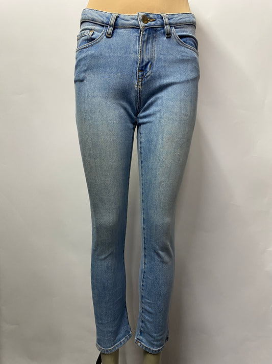 Sezane Light Blue Wash Skinny Jeans 24