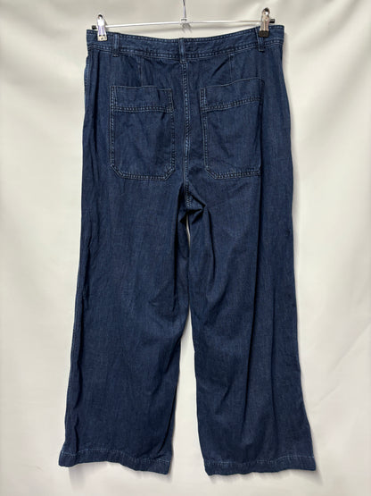 Toast Indigo Wide Leg Jeans UK14