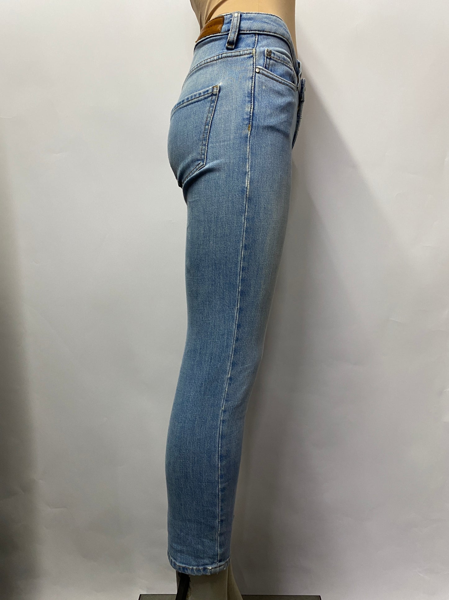 Sezane Light Blue Wash Skinny Jeans 24
