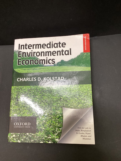 Intermediate Environmental Economics by Charles D. Kolstad