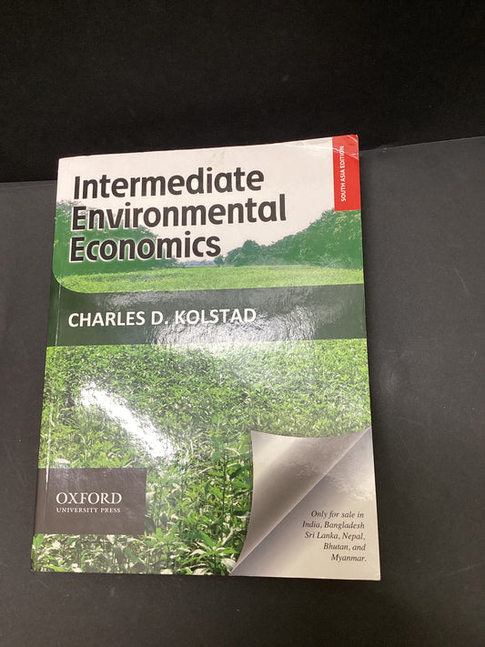 Intermediate Environmental Economics by Charles D. Kolstad