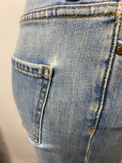 Sezane Light Blue Wash Skinny Jeans 24