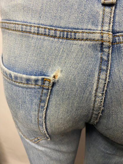 Sezane Light Blue Wash Skinny Jeans 24