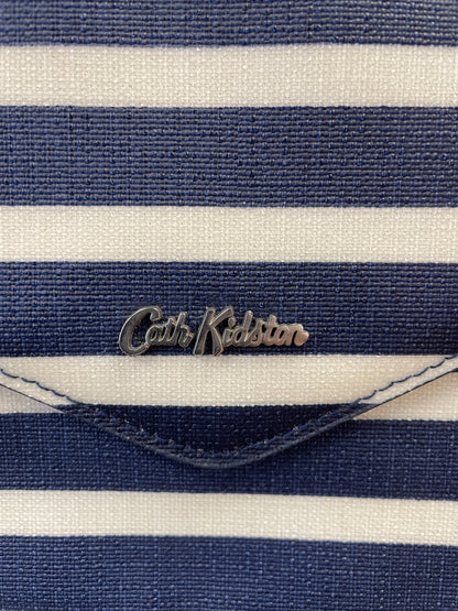 Cath Kidston Navy & White Stripe Oilcloth Shoulder Cross Body Bag