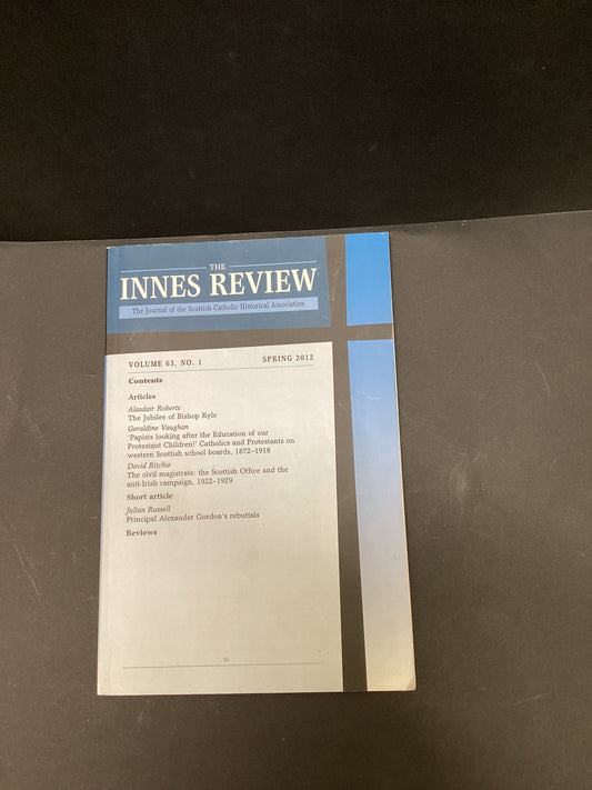Innes Review – Volume 63, Issue 1