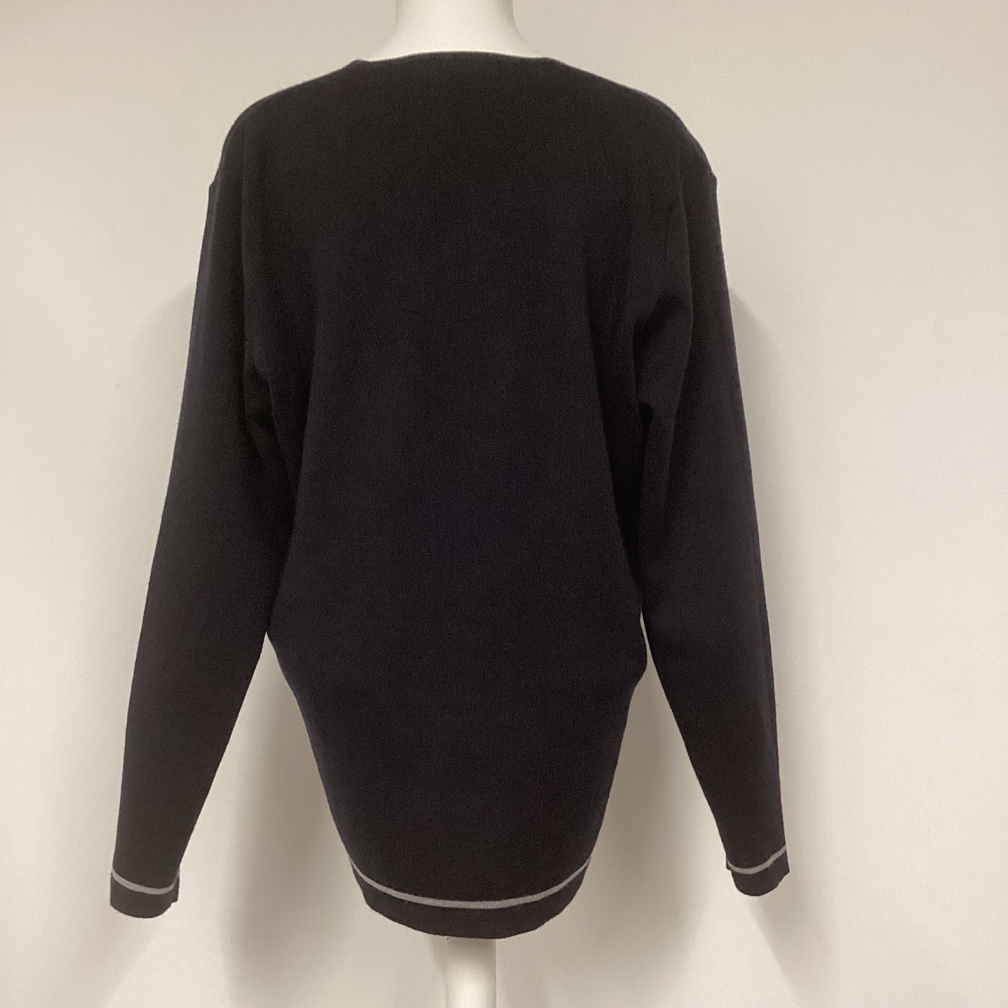 Julien McDonald Black Wool Blend Jumper Size L