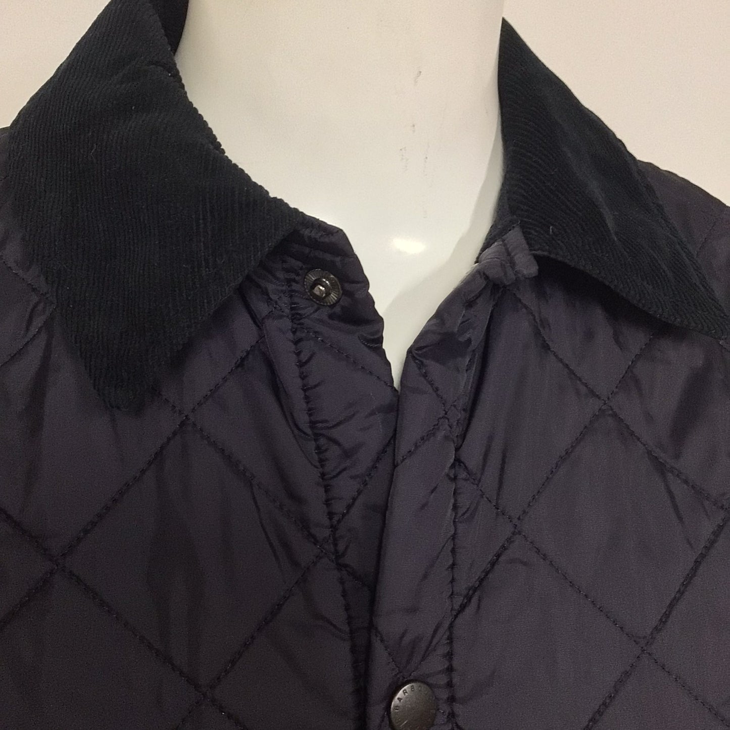 Barbour Liddesdale Quilted Navy Blue Jacket Kids Size M (approx. 8-9yrs)