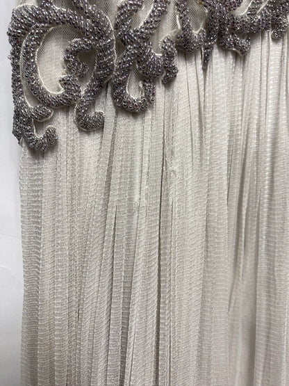 Catherine Deane Grey Beaded Wedding Gown