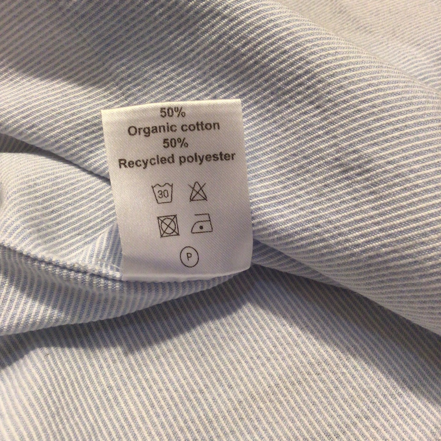 Unfeigned Light Blue Stripe Short Sleeve Shirt Size M