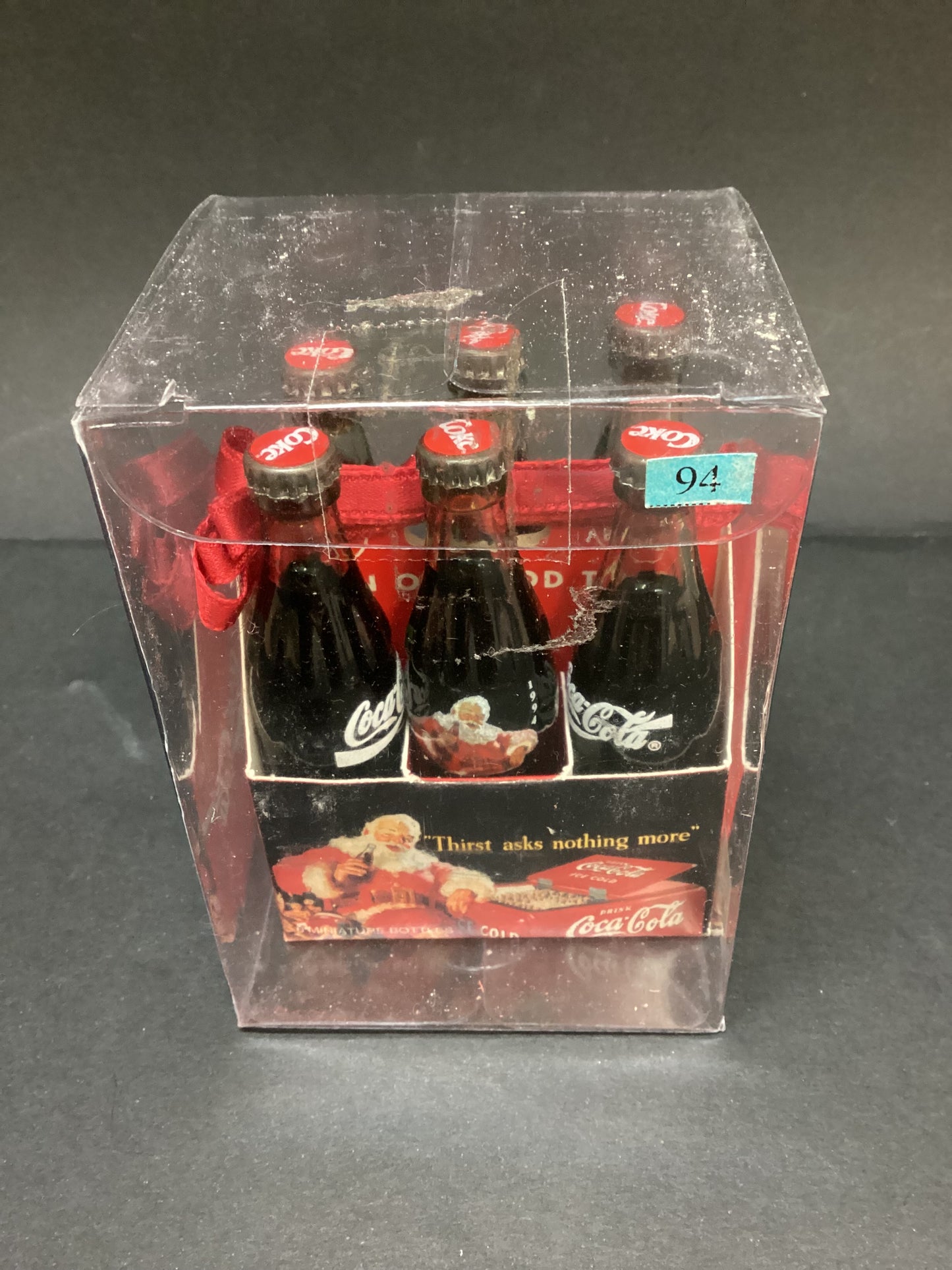 1994 Coca-Cola Santa 6-Pack – Limited Edition Collector’s Series – Mint & Unopened – No. 4234/10,000