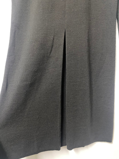 Black Roberta Collina Merino Wool Knit Dress Large