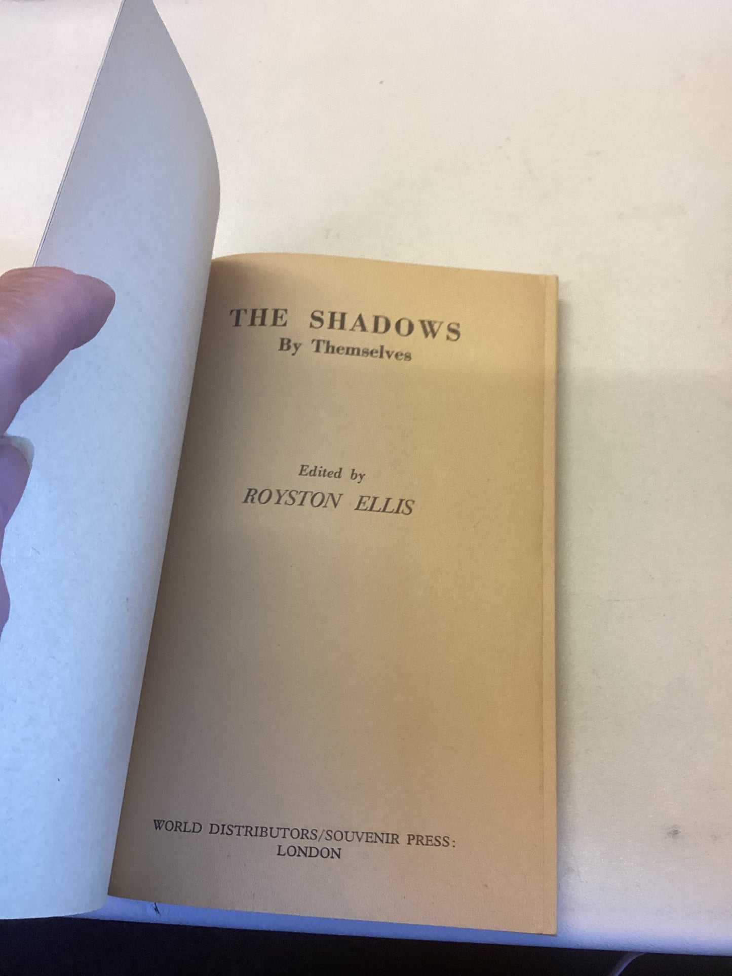 The Shadows By Themselves Profusely Illustrated With Personal Photographs