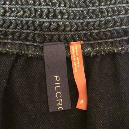 Pilcro Dark Blue Denim Cotton Flirty Mini Skirt w/Pockets Size XL