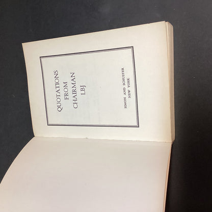 Quotations from Chairman LBJ