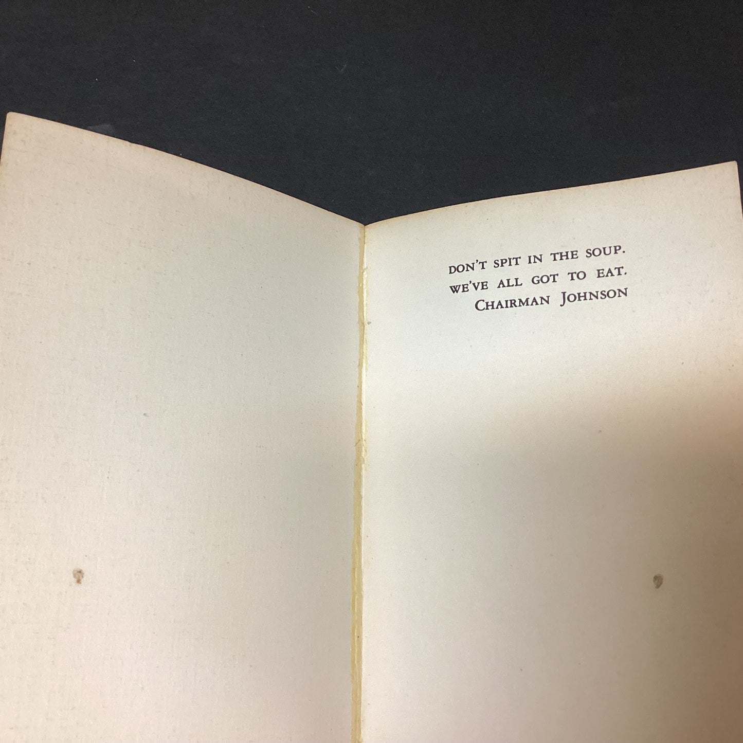 Quotations from Chairman LBJ