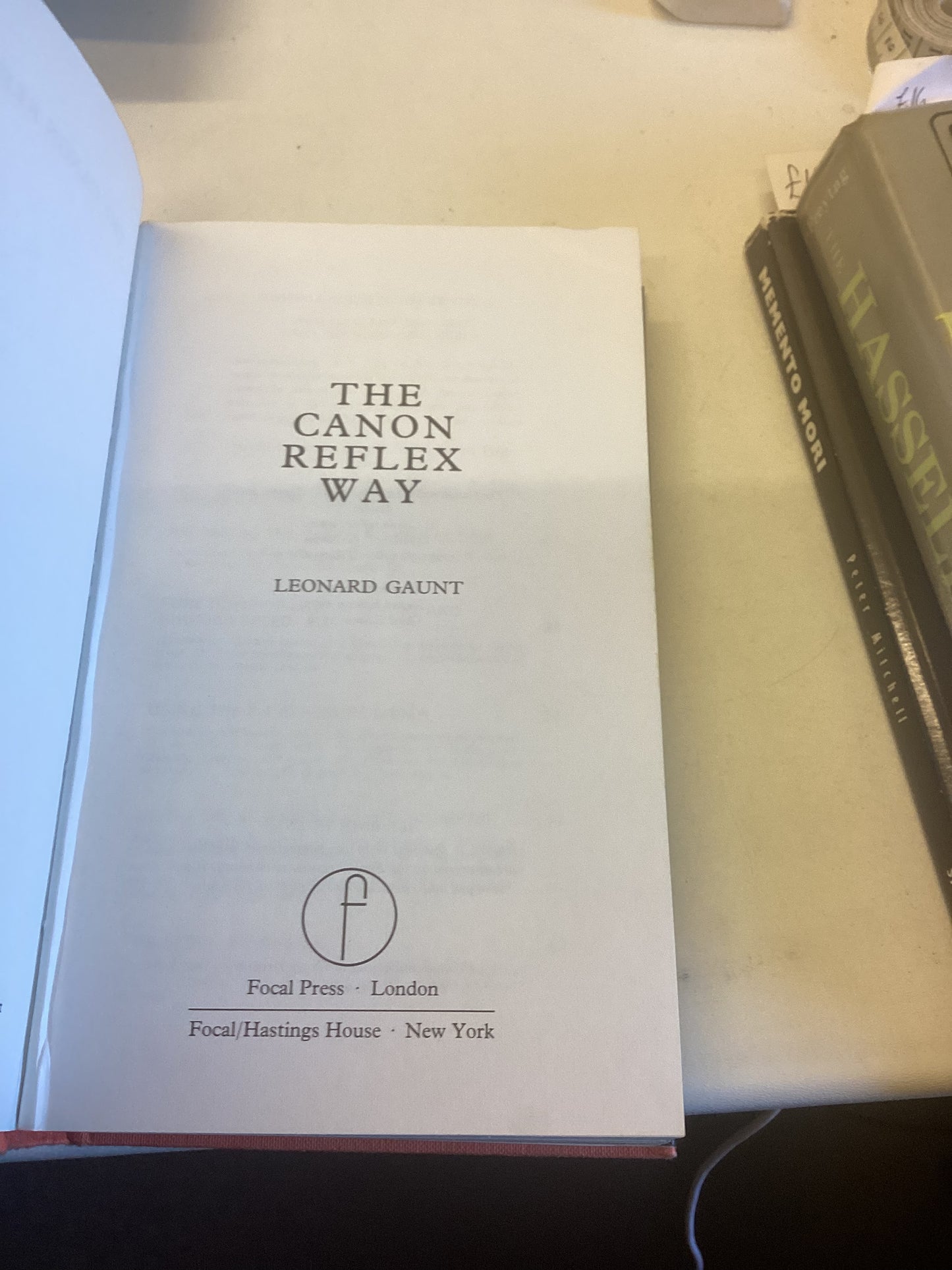 Canon Reflex Way Leonard Gaunt