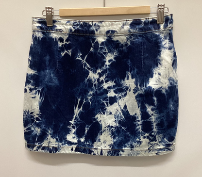 BNWT Miss Sixty Urban Outfitters Denim Tie-Dye Mini Skirt Size L