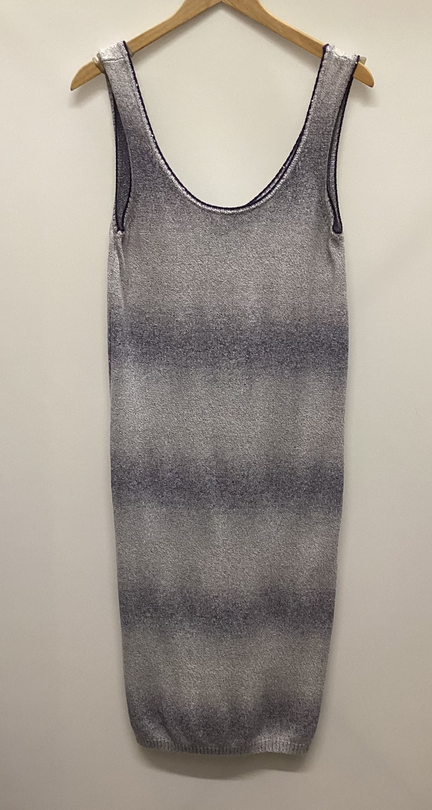 Massimo Dutti Italian Yarn Knitted Blue Dress Size L