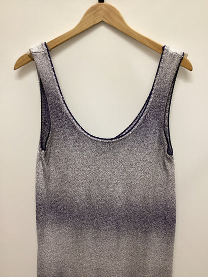 Massimo Dutti Italian Yarn Knitted Blue Dress Size L