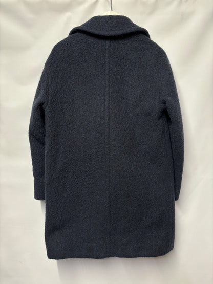 Sonia Rykiel Navy Wool Coat Medium