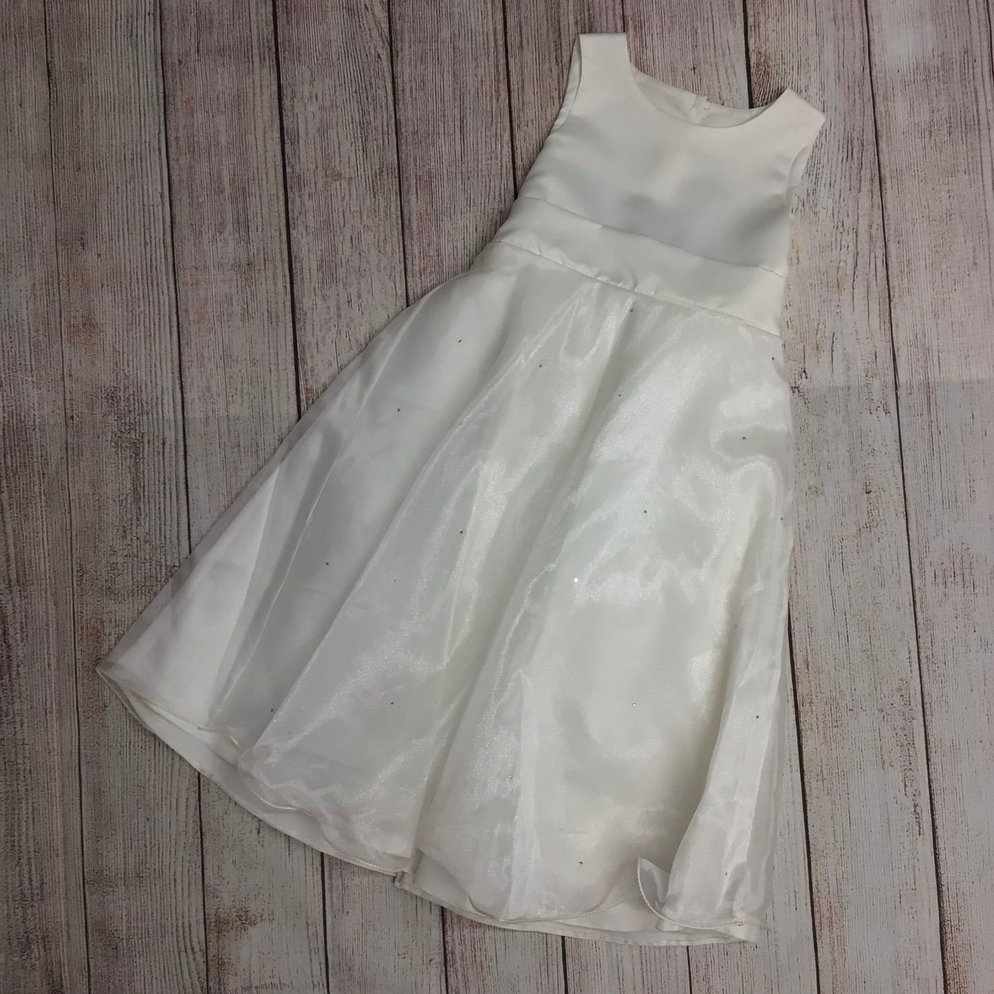 Ivory Flower Girl Party Dress & Jacket Size 6-7 Yrs