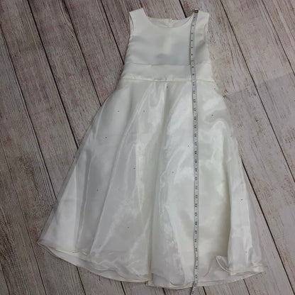 Ivory Flower Girl Party Dress & Jacket Size 6-7 Yrs